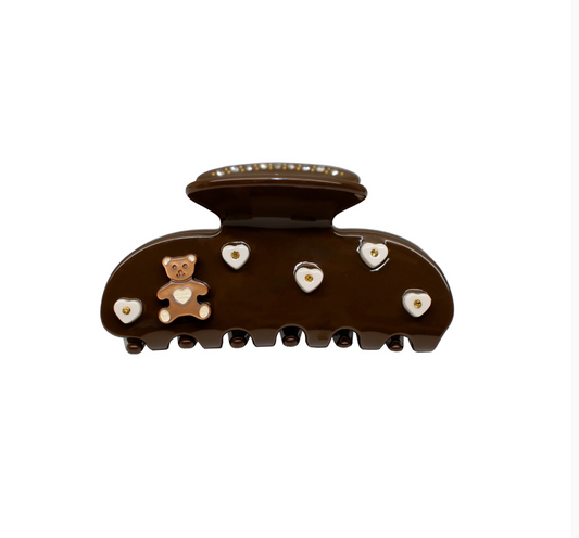 Charm Clip in Honey bear